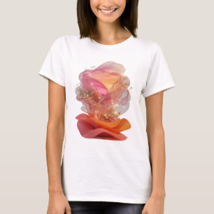 Statement Silver ABSTRACT ART Fashion Print v2 T-Shirt