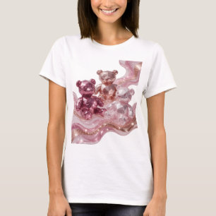 Statement Silver THREE DIAMOND TEDDY BEARS T-Shirt