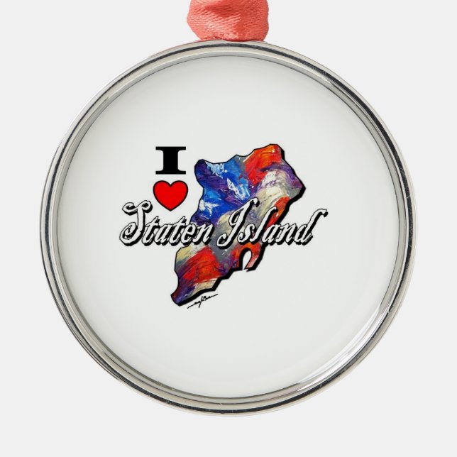 Staten Island Christmas Ornament (Front)