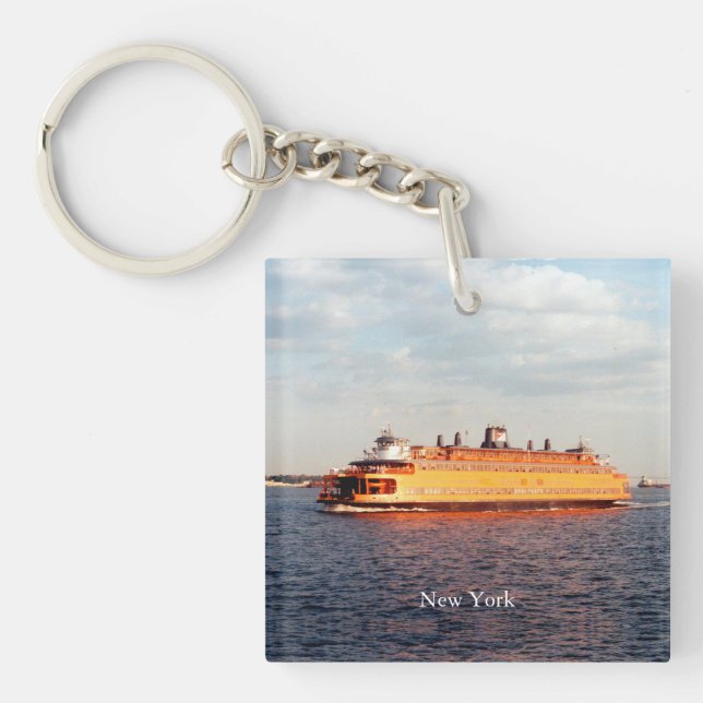 Staten Island Ferry acrylic key chain (Front)