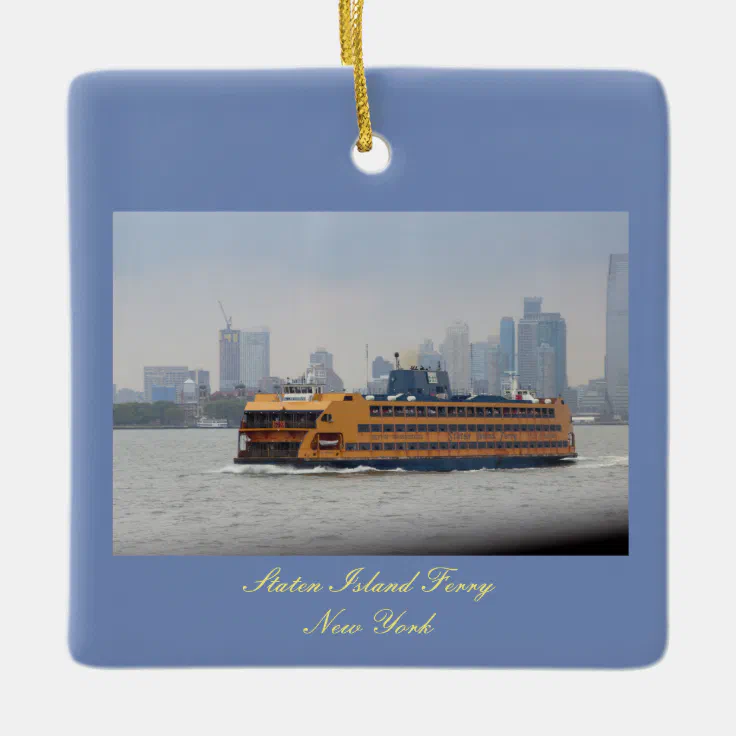 Staten Island Ferry Ceramic Ornament Zazzle