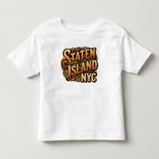 Staten Island Ferry New York City Nautical Illustr Toddler T-shirt