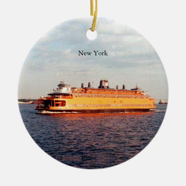 Staten Island Ferry ornament (Front)