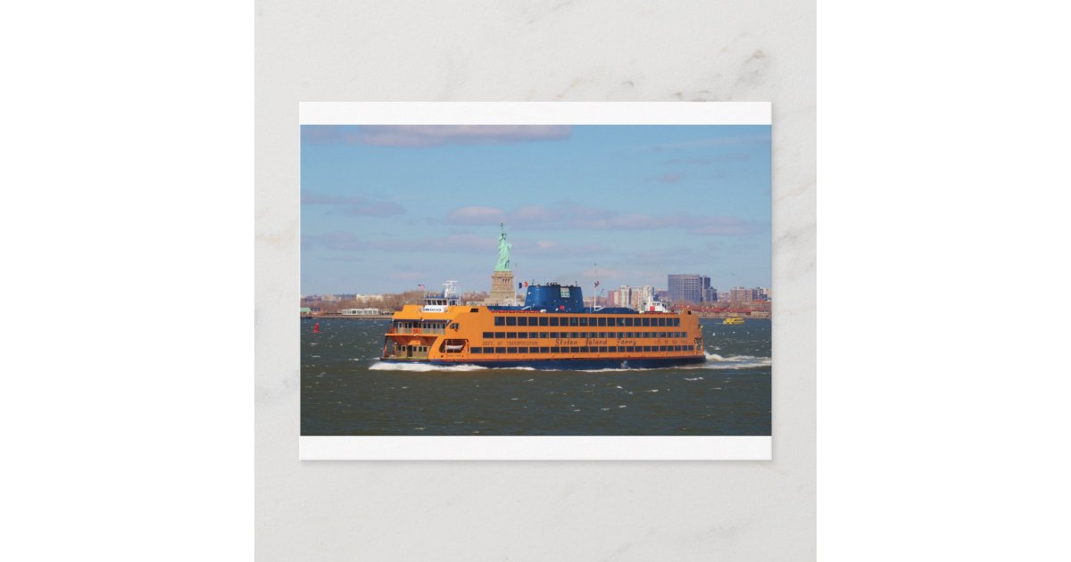 Staten Island Ferry Postcard Zazzle