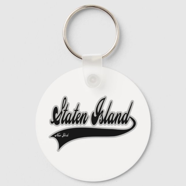 Staten Island New York Keychain (Front)