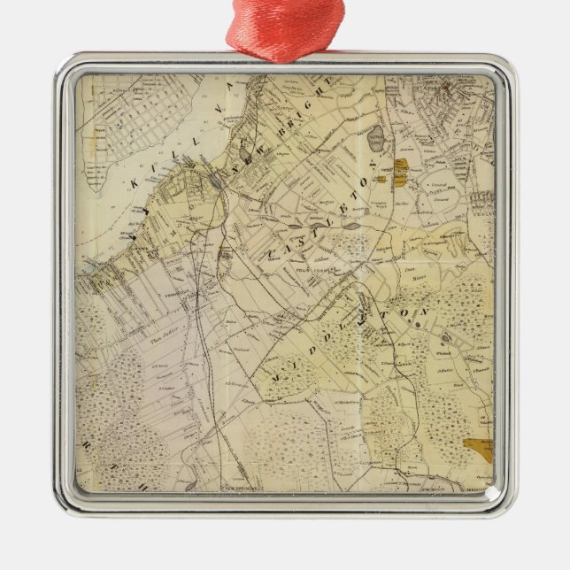 Staten Island North Metal Ornament (Front)