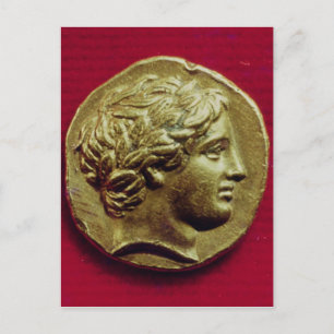 Stater of Philip II King of Macedonia Postcard