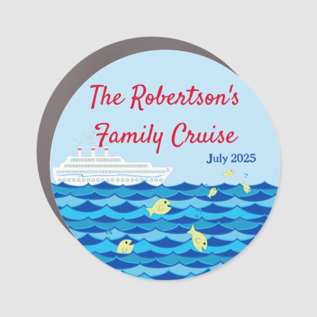 Stateroom Door Cruise Car Magnet (Front)