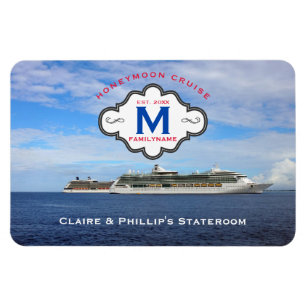 Stateroom Door Marker Honeymoon Cruise Family Logo Magnet