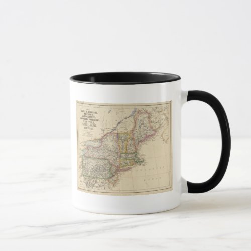 States of Maine New Hampshire Vermont Mug
