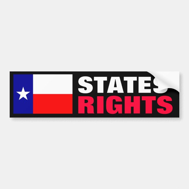 States' Rights Bumper Sticker (Front)