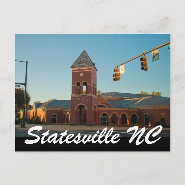 Statesville NC Postcard (Front)