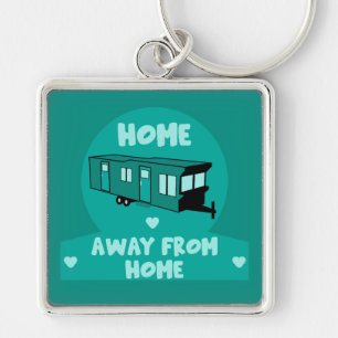 Static Caravan Home Gift Keychain