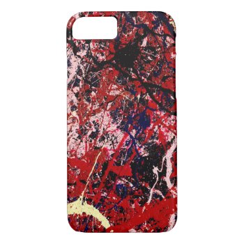 Static Charge (an Abstract Art Design) ~ Iphone 8/7 Case by TheWhippingPost at Zazzle