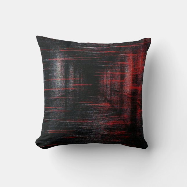 Static Dread Throw Pillow (Front)