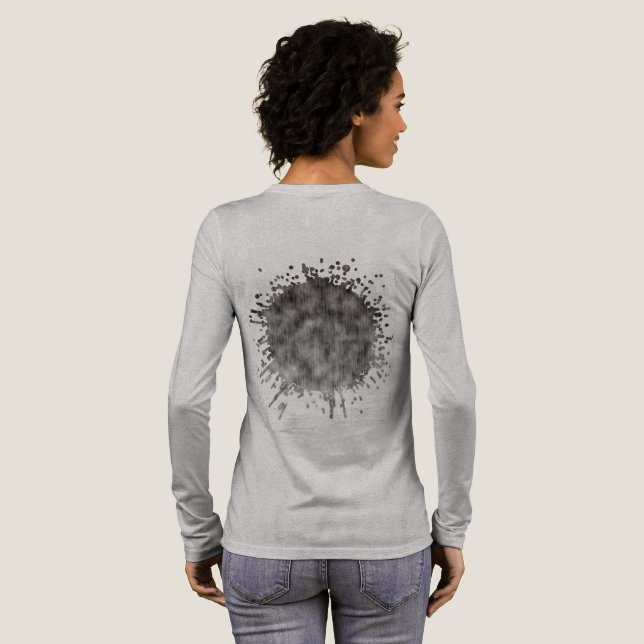 Static Mourning Tri-Blend Shirt (Full Back)
