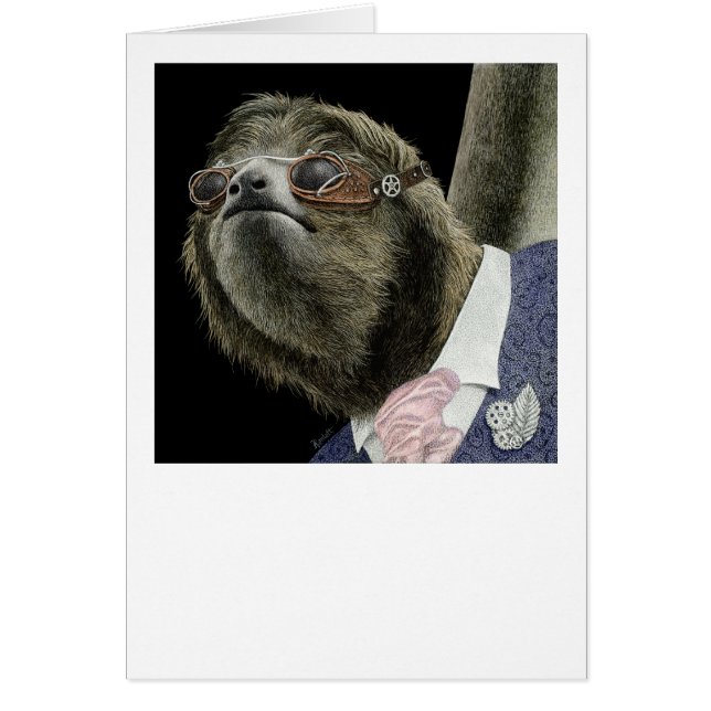 Static Steampunk - Sloth Cards (Front)