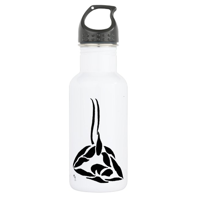 Static Trapeze Back Balance Fold Water Bottle (Front)