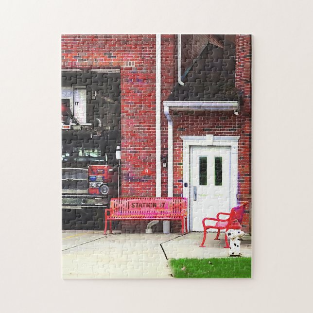 Station 17 Firehouse Jigsaw Puzzle (Vertical)