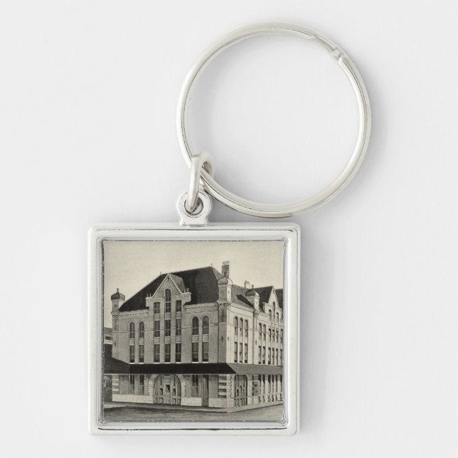 Station, Concord & Montreal Railroad, Concord Keychain (Front)