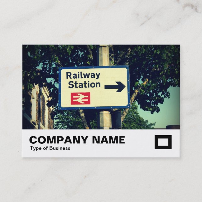 Station Sign Business Card (Front)