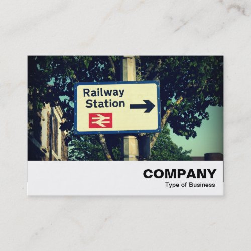 Station Sign Business Card