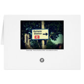 Station Sign Cards (Back Horizontal)