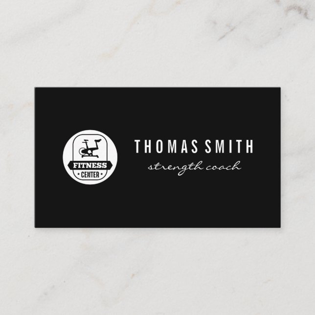 Stationary Bike Business Card (Front)