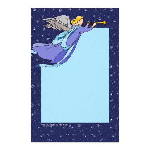 Stationary - Christmas Angel Stationery Design | Zazzle