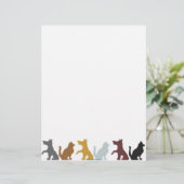 STATIONARY - DOG DESIGNER LETTERHEAD - WRITING (Standing Front)