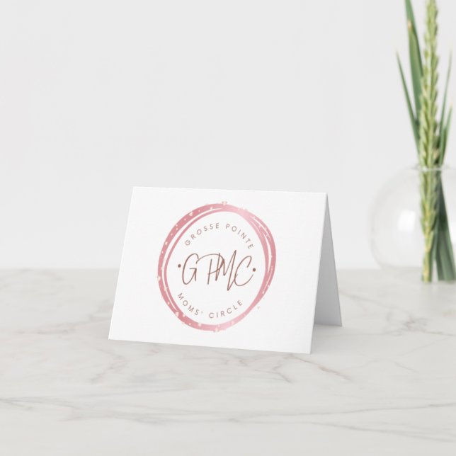 Stationary Letterpress Thank You Card (Front)