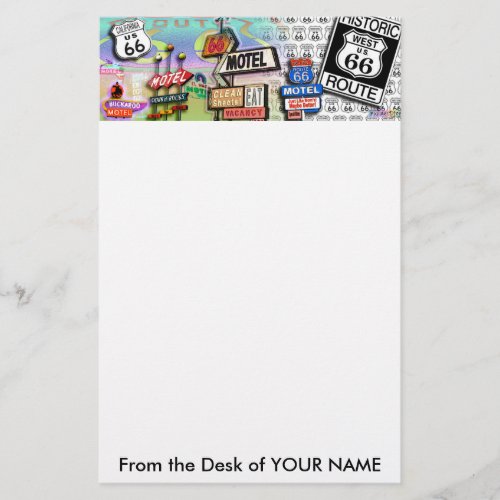 Stationary _ Route 66 The Mother Road 18SQ Stationery