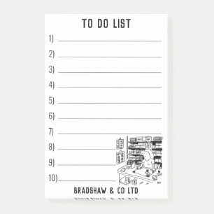 Stationers Stationery Shop to Personalise Post-it Notes