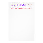 ayu hani   Stationery