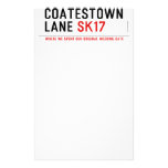 coatestown lane  Stationery