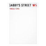 gabby's street  Stationery