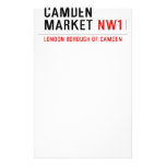Camden market  Stationery