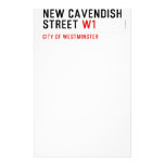 New Cavendish  Street  Stationery
