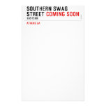 SOUTHERN SWAG Street  Stationery