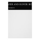 Xavier and Oliver   Stationery