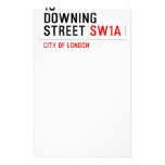 10  downing street  Stationery
