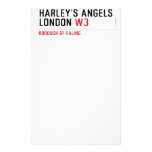 HARLEY’S ANGELS LONDON  Stationery