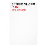 Sixfields Stadium   Stationery