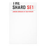 THE SHARD  Stationery