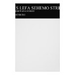 Various lefa sehemo street  Stationery