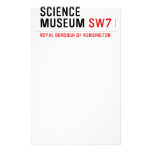 science museum  Stationery