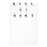 Im
 Made
 Of
 Atoms  Stationery