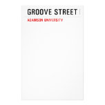 Groove Street  Stationery