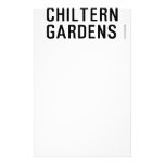 Chiltern Gardens  Stationery