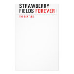 Strawberry Fields  Stationery